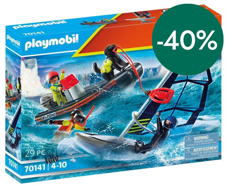 Playmobil City Action Rescat polar amb llanxa 70141