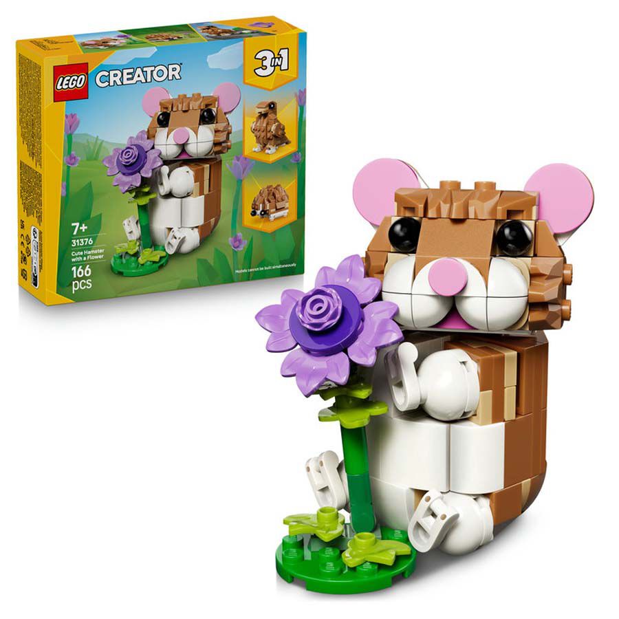 LEGO&reg; LEGO Creator Adorable H&agrave;mster amb Flor 31376