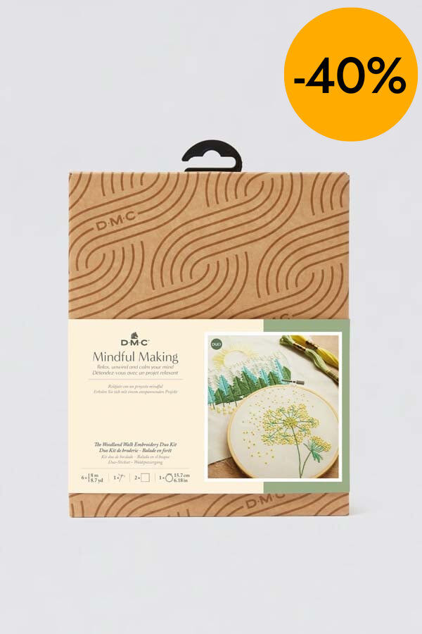 Kit Bordado Duo Balada Bosque DMC