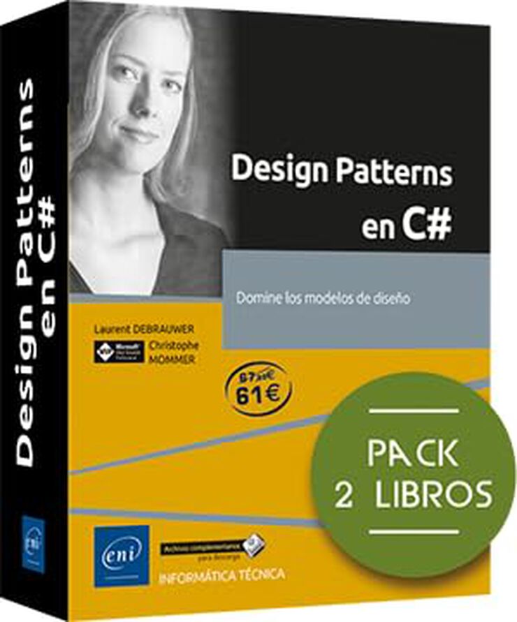 Patrones de diseño en C# - Pack de 2 Libros