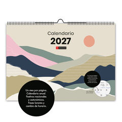 Calendario Miquelrius Pared A3 Castellano Cims 2027 Multicolor