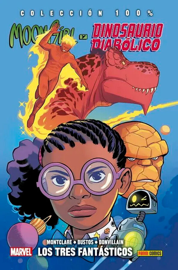 100% Marvel HC. Moon Girl y Dinosaurio Diab&oacute;lico 5