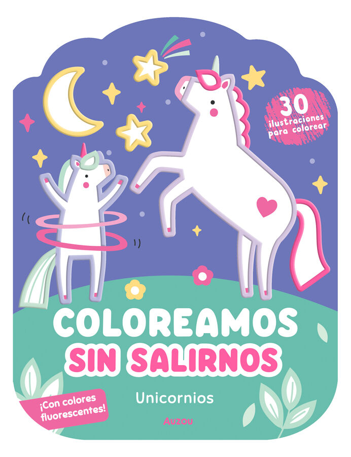 Coloreamos sin salirnos. Unicornios