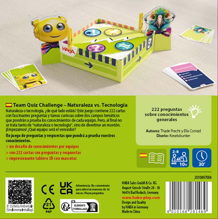 Team Quiz Challenge – Naturaleza VS. Tecnología