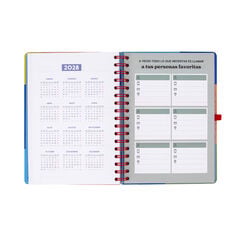 Agenda Mr. Wonderful Semana Vista Castellano En Mi Mundo 2027
