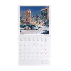 Calendario pared Legami 30x29cm 2026 New York