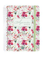 Agenda Finocam Cloe E10 d&iacute;a/p&aacute;g cat 2026 verde