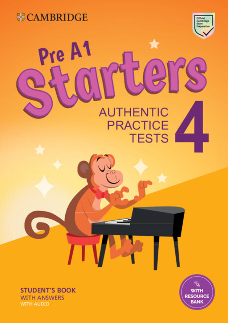 Pre A1 Starters 4 Student'S Book With Answers With Audio With Resource Bank