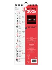 Calendario pared Finocam Escribir Largo M 2026 castellano