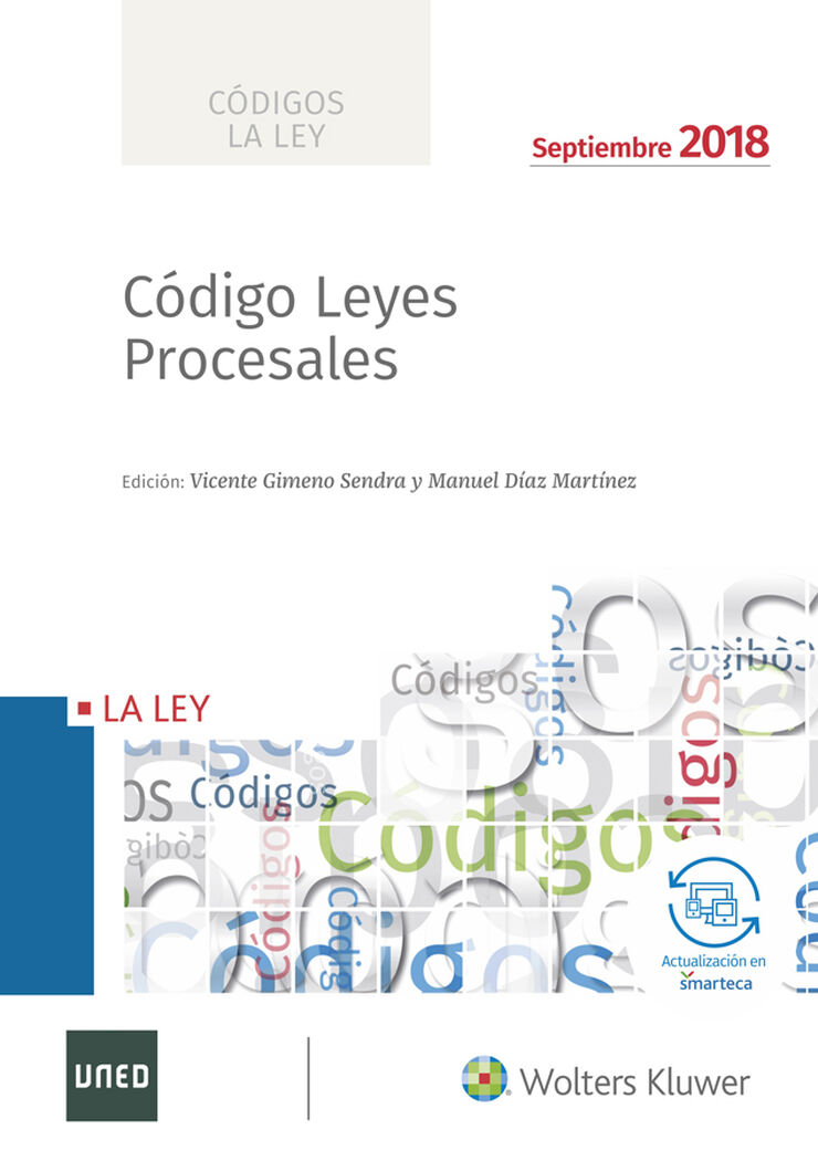 C&oacute;digo de Leyes Procesales 2018