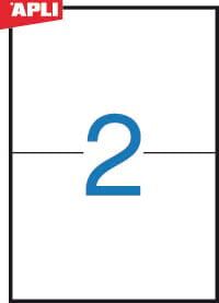 Etiqueta Apli Inkjet/Laser/Fotoc.148x210mm 100 fulls