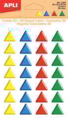 Gomets 3D Apli triangulars