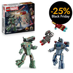 LEGO® Super Heroes Iron Man y Máquina de Guerra vs. Drones de Hammer 76320