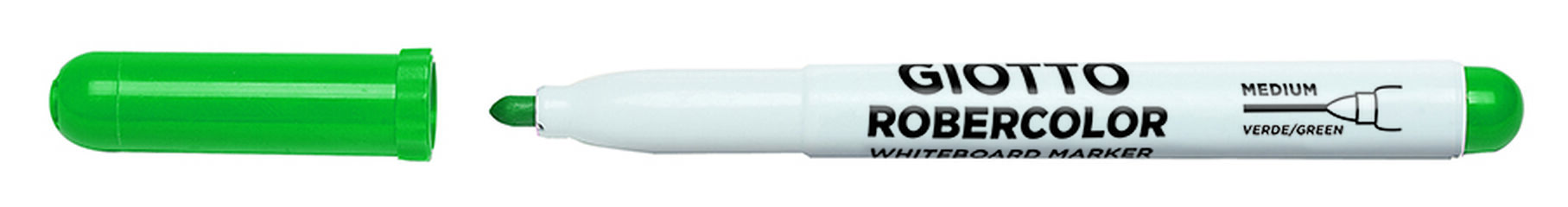 Rotulador Pizarra Giotto Robercolor M 12u Verde