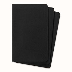 Pack 3 Libretas Moleskine P Negro Raya