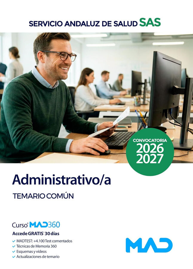 Administrativo/a del Servicio Andaluz de Salud. Temario Com&uacute;n