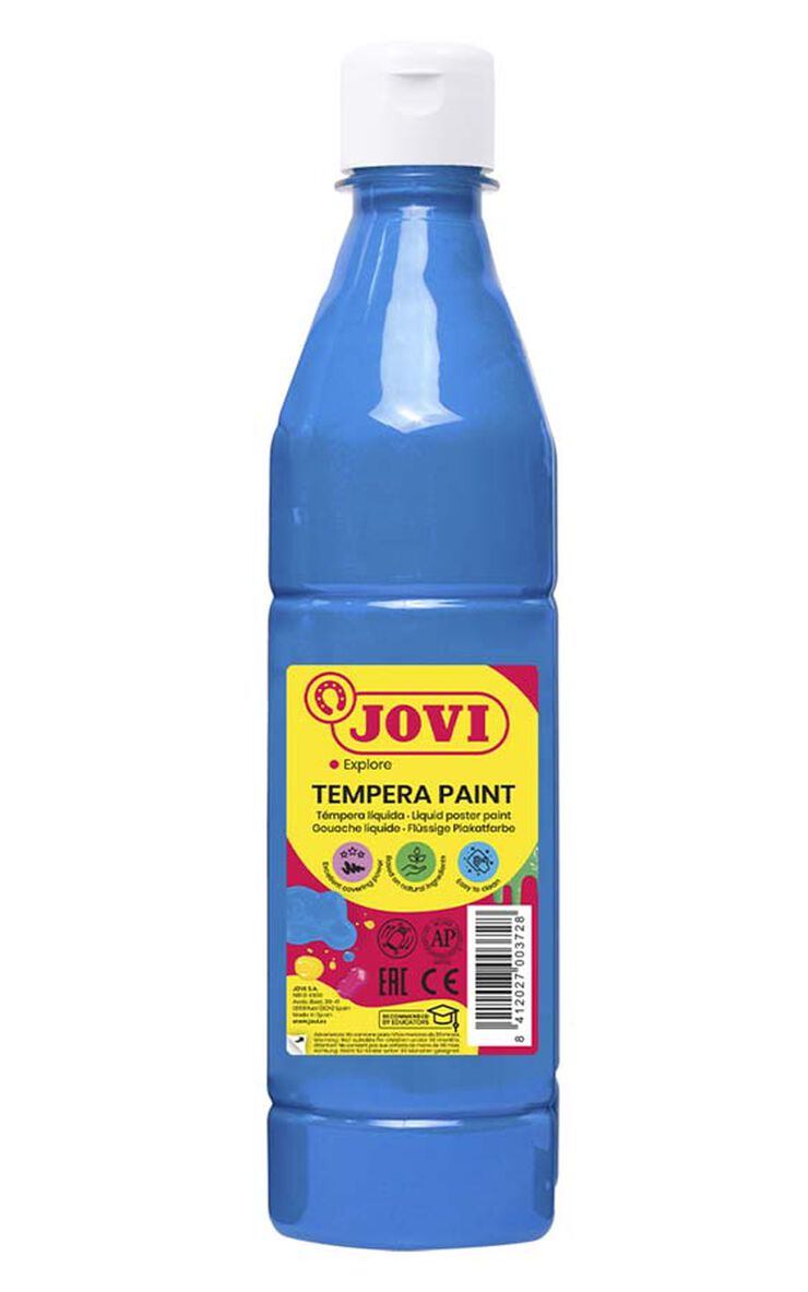 Témpera Jovi 500ml azul claro