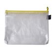 Bossa reutilitzable Office Box Transparent cremallera A5 Groc