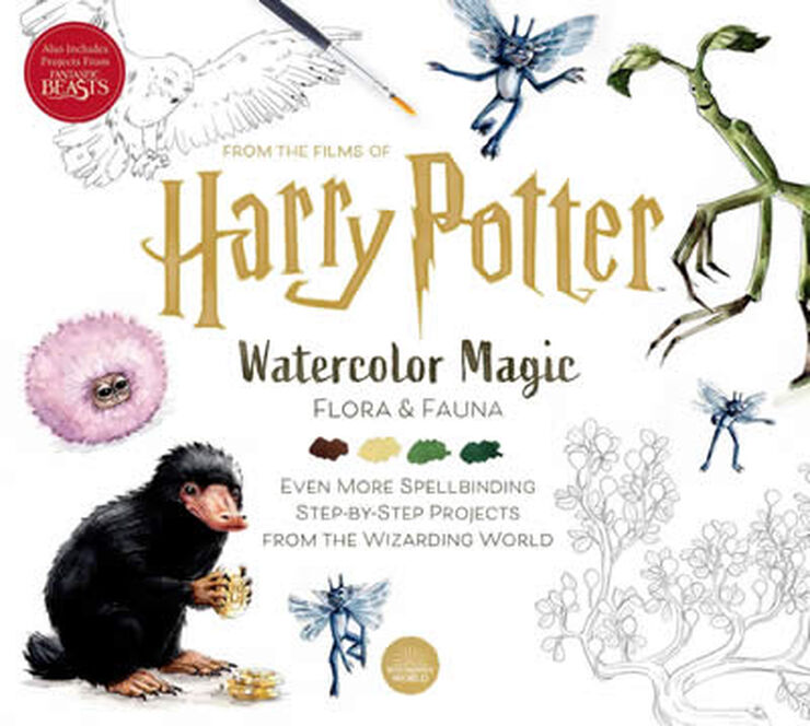 Harry Potter: watercolor magic: flora and fauna