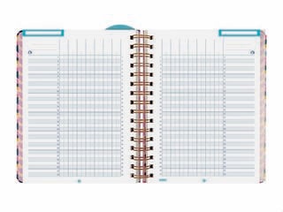 Agenda Professor Design | 1/4 Setmana Vista, Castell&agrave; (2026-2027) &ndash; Lila
