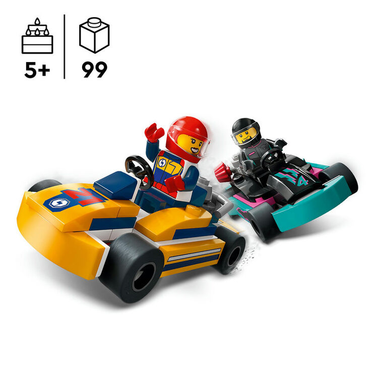 LEGO® City Karts y Pilotos de Carreras 60400