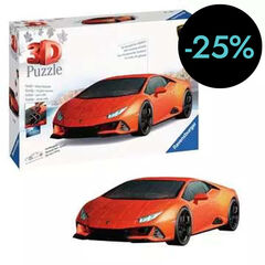 Puzle 3D Lamborghini Huracán Evo 156 piezas