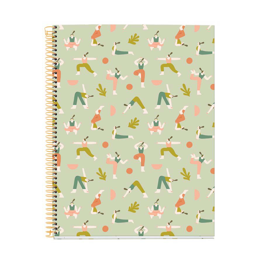 Notebook 4 Miquelrius A4 100 hojas 5x5 Yoga