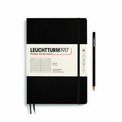 Libreta Leuchtturm B5 tapa blanda raya black Libreta Leuchtturm B5 tapa blanda raya black