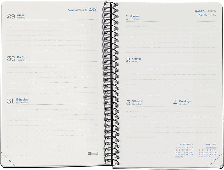 Agenda Escolar Activa S/V Mult. 2026-2027 Ecoyear