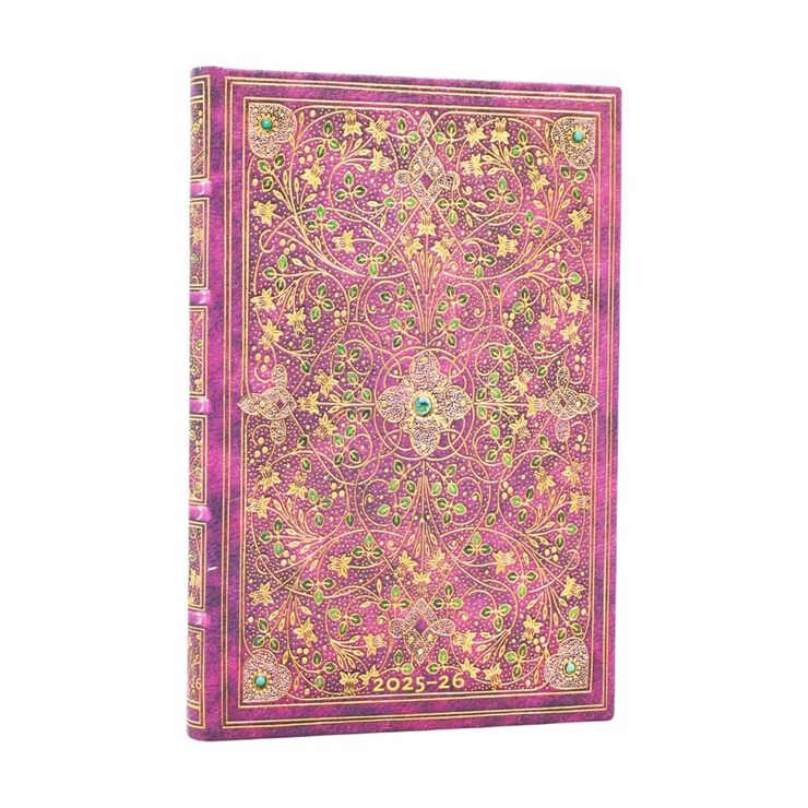 Agenda escolar Paperblanks Mini apaisada sem/vista 2025-26 Jubileo de Diamante