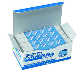 Tiza Giotto Robercolor Carrée cuadrat blanco 12u