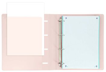 Carpeta anelles Oxford Live & Go Rosa Pastel