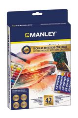 Set creativo ceras Manley 42 piezas