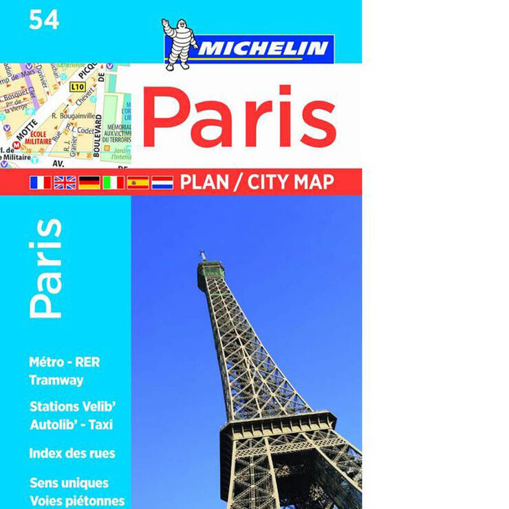 Plano Paris Tourisme- City map