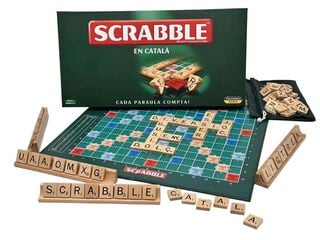 Scrabble Cl&aacute;sico Catal&aacute;n Madera