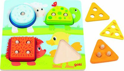 Encaje de Animales Formas y Colores