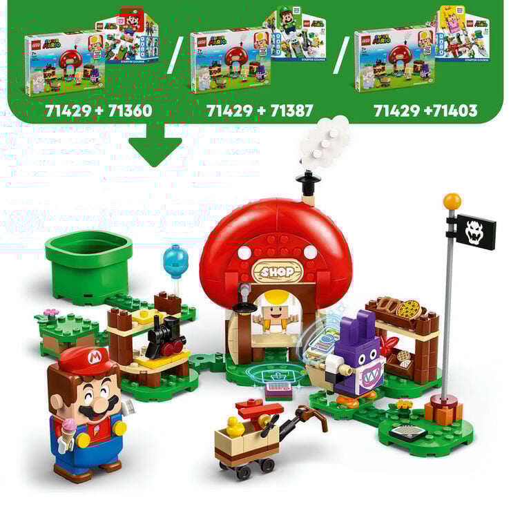 LEGO® Super Mario Set de Expansión: Caco Gazapo en la tienda de Toad 71429