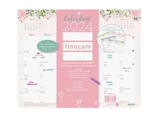 Calendario pared Finocam Iman Design Escribir 25X20 2024 cat