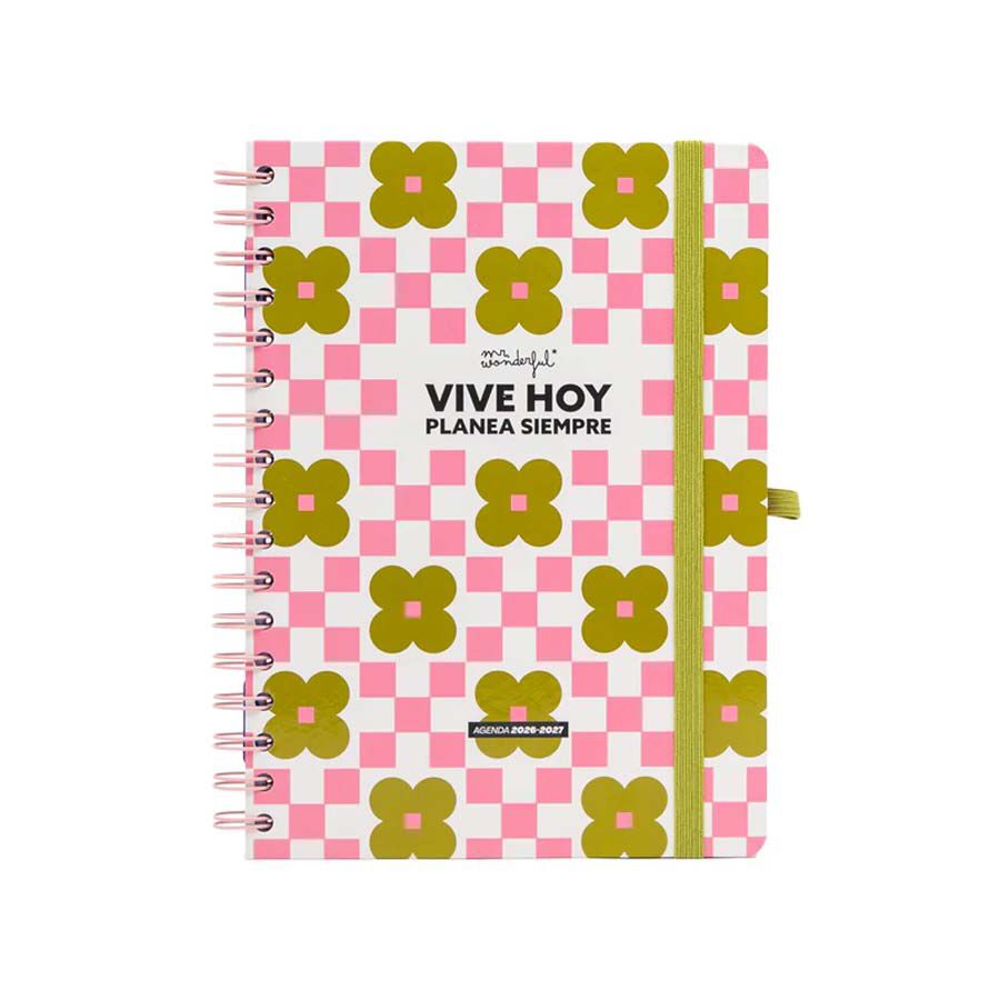 Agenda escolar Wonder semanal castellano 2026-2027 - Vive hoy, planea siempre