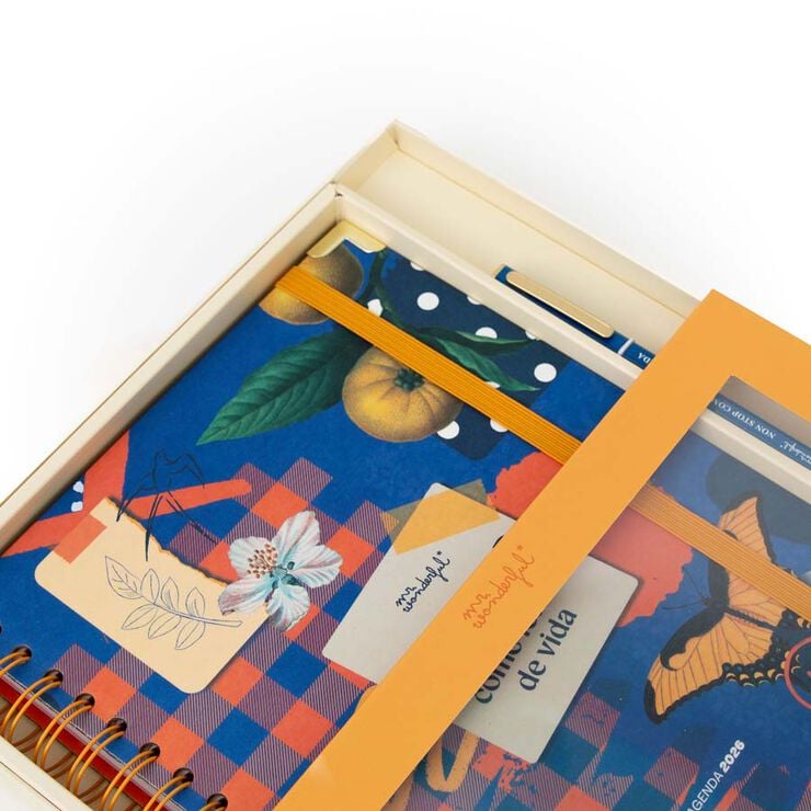 Set Agenda Mr.Wonderful Office gran sem/vista 2026 cast + Bolígrafo