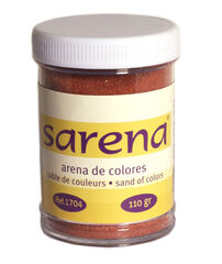 Arena Fina Sarena 110 grs Rojo