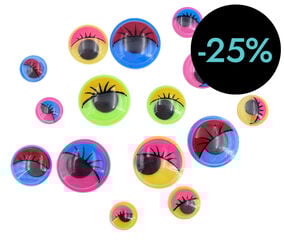 Ojitos móviles con pestañas Abacus 66u