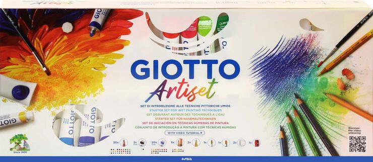 Set Técnicas húmedas Giotto Artiset Set Técnicas húmedas Giotto Artiset