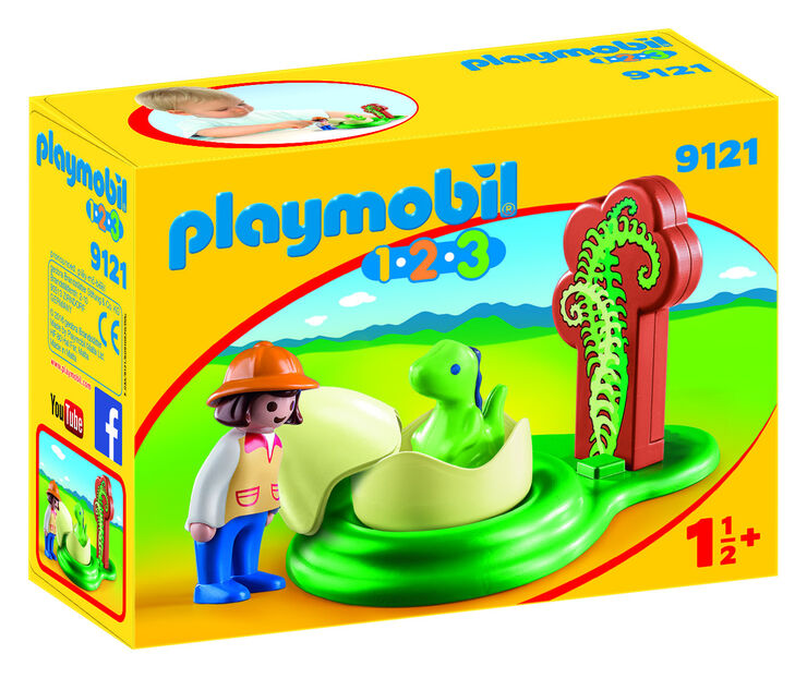 Playmobil 1.2.3 Huevo del Dino 9121