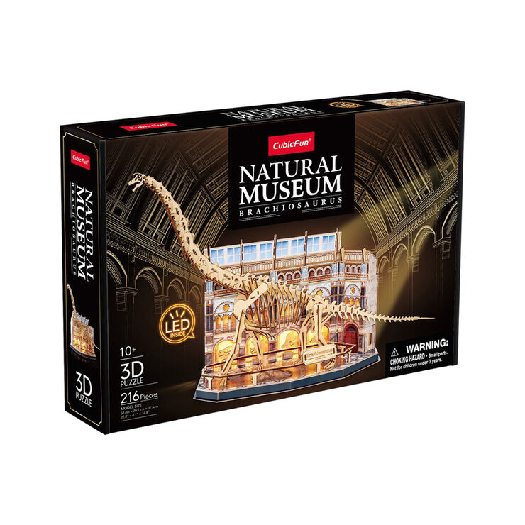 Puzle 3D Museum LED Brachiosaurus
