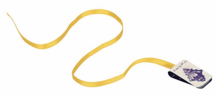 Punt de Llibre met&agrave;l&middot;lic + Cinta Seashells