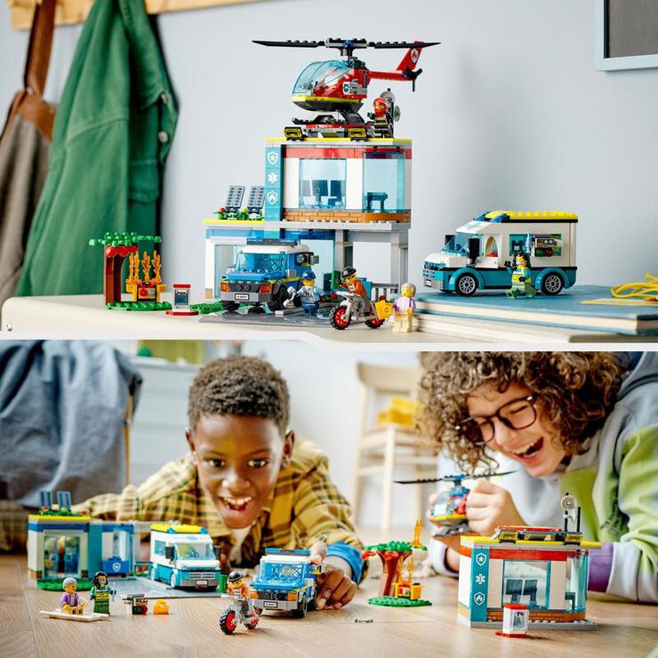 LEGO® City Central de Vehicles de Emergència 60371