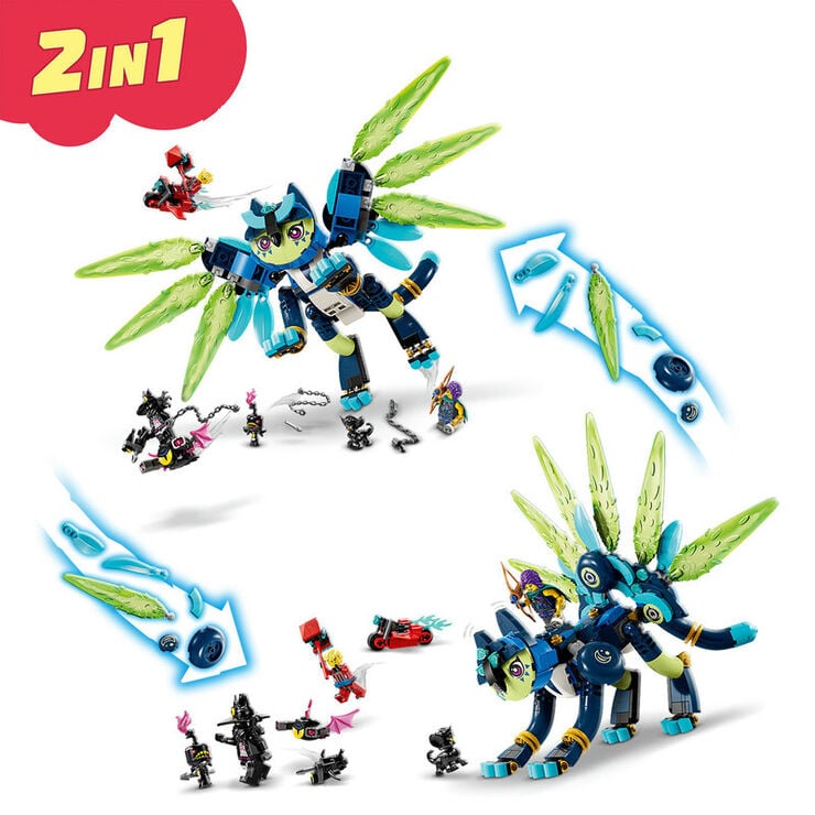 LEGO® DREAMZzz Zoey i Zian el Gat-Mussol 71476