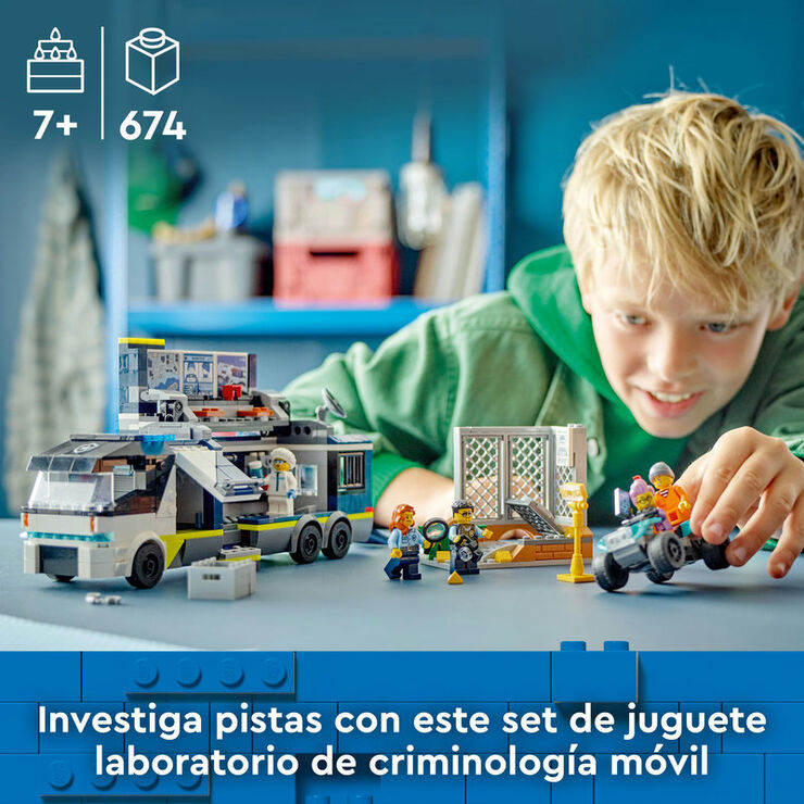 LEGO® City Laboratorio de Criminología Móvil de la Policía 60418