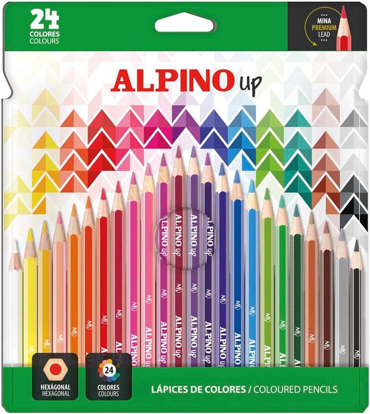 Lápices de colores Alpino Up 24 colores